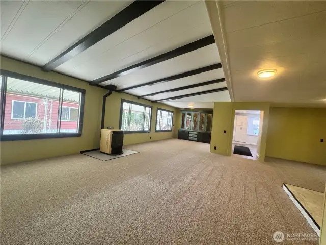 The living room.