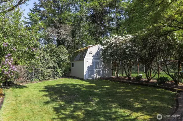 Large Workshop and Garden Shed with Loft. Chicken Coop/Run Next to Shed