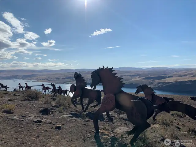 Wild horse monument