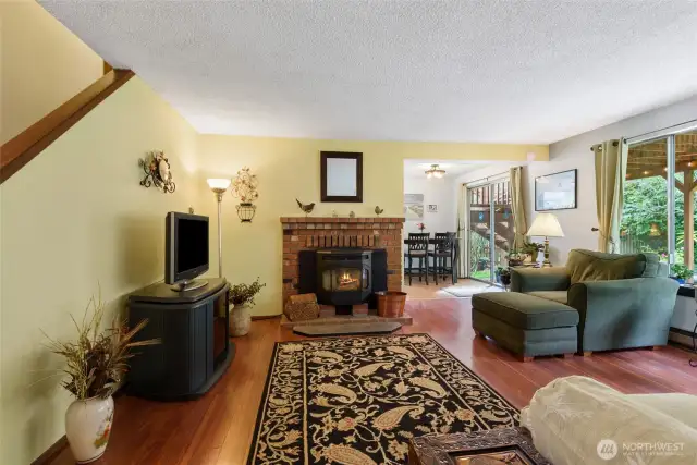 Living room Dining room