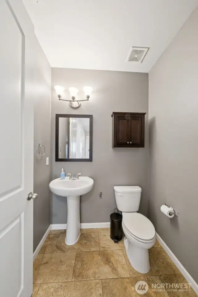 Powder room on main