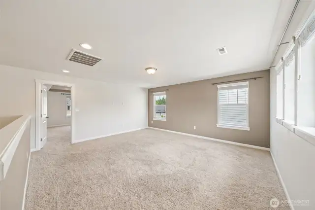 Huge loft at the top of the stairs