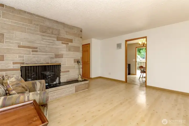 Fireplace in Upstairs Living Room