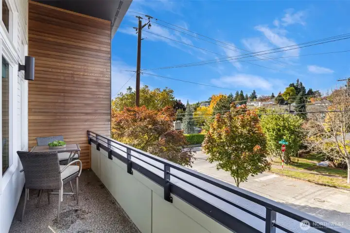 Deck just outside the family room...