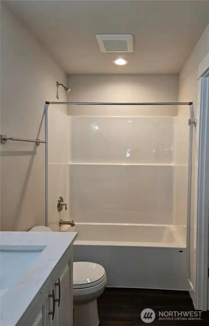 Lower level bath