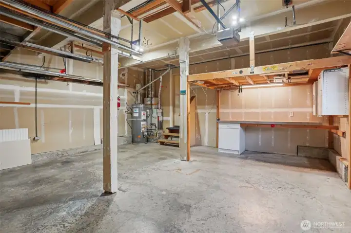 SO MUCH storage in this garage!