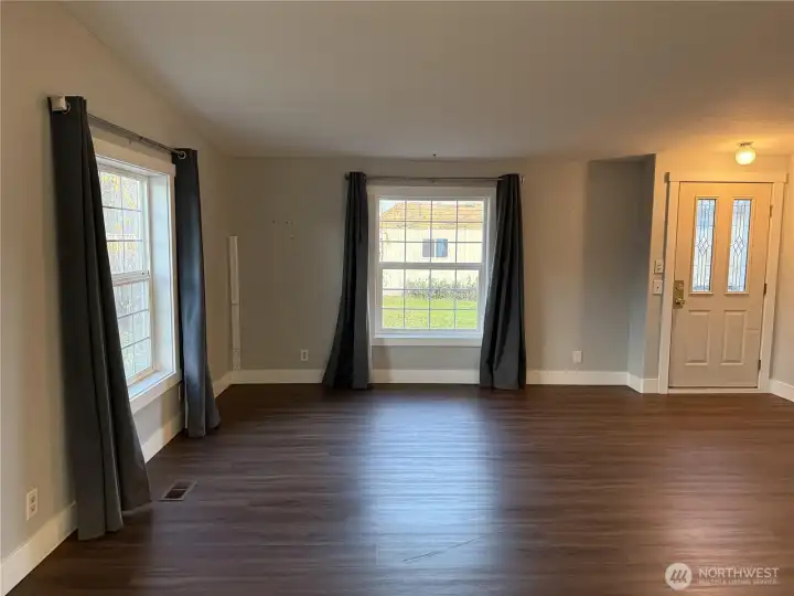 Entrance to living room.