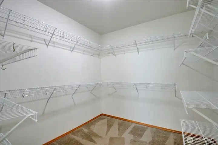 Primary closet