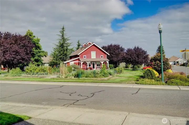Community club house and gardens