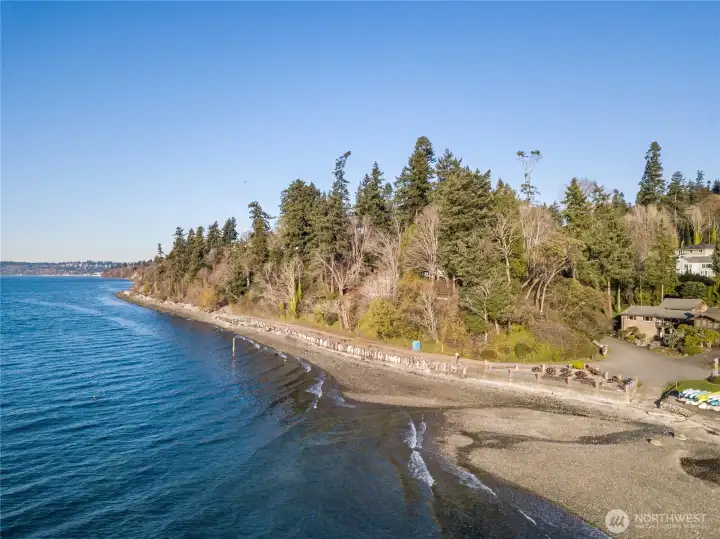 Woodmont Beach Club grounds are expansive and include walking trails.