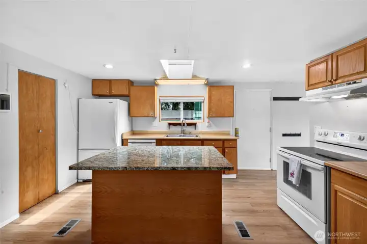 All appliances are included with purchase of property.
