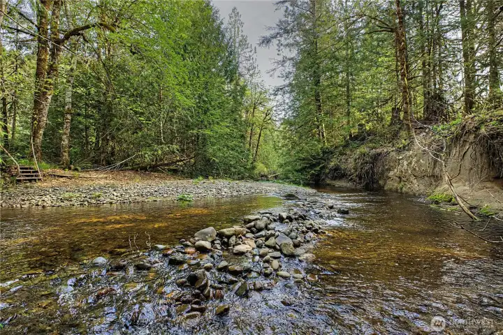 Big Beef Creek: nearly 400' of creek frontage