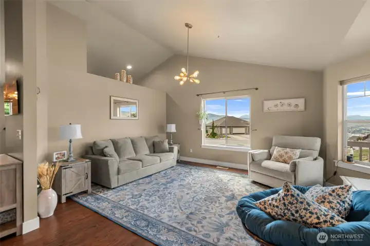 Walk into the living area