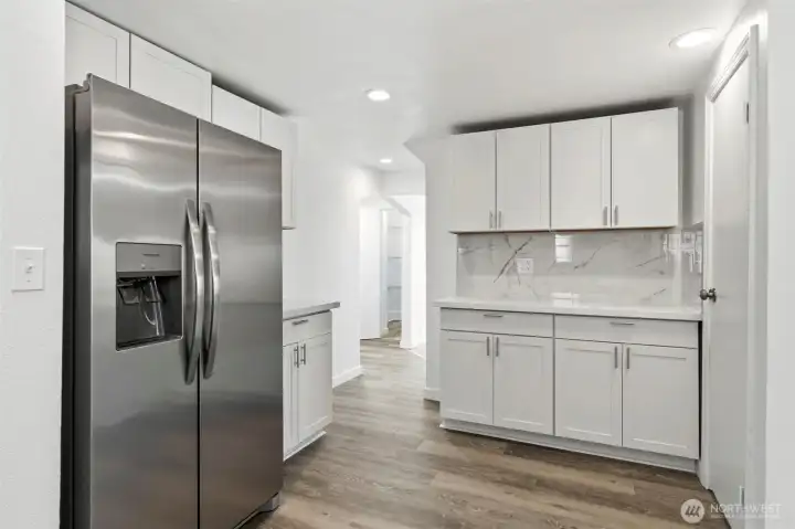 SS Appliance and pantry