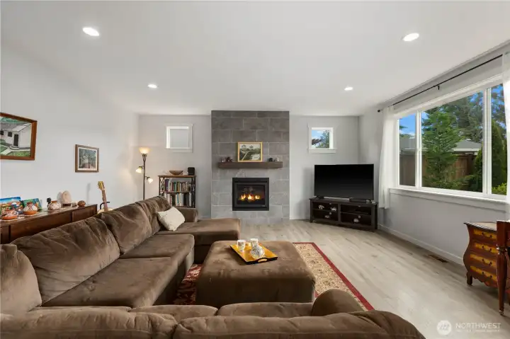 A beautiful focal point for cozy evenings at home
