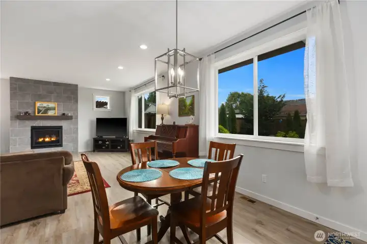 A welcoming dining space for everyday meals or special occasions