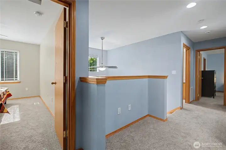 Third bedroom which is being used as an office