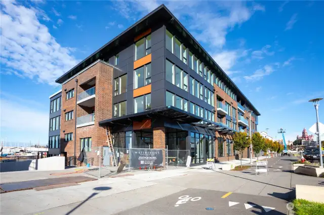 SW corner of Building A.