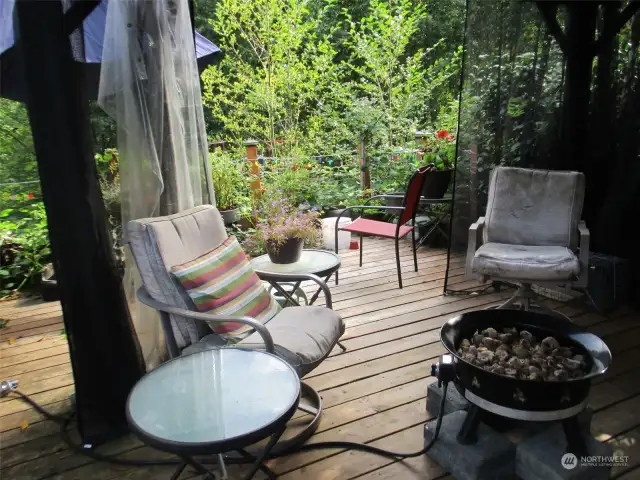 Back patio deck