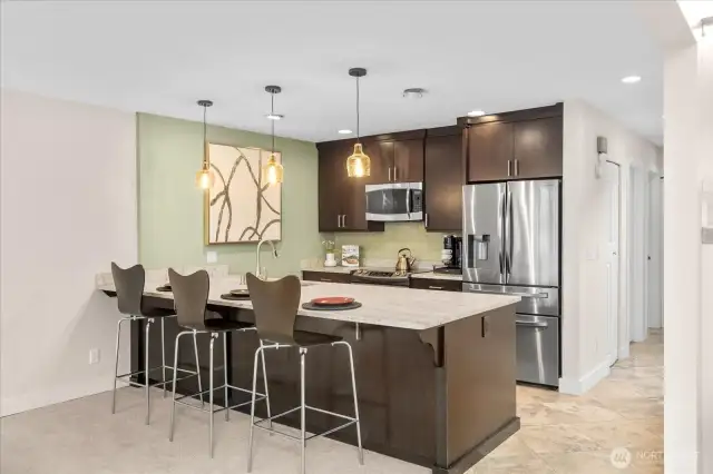 Open concept kitchen