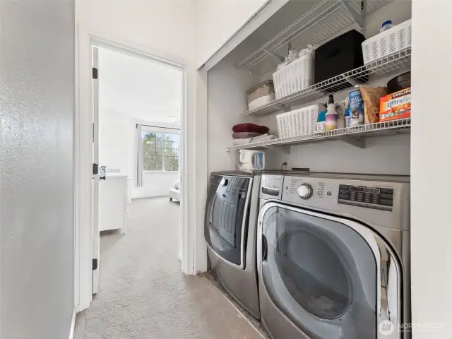 Upstairs utility closet.