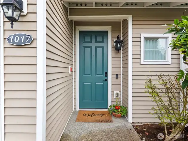 Inviting entry.