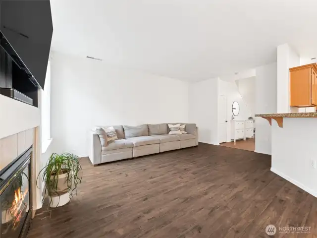 Open floor plan.