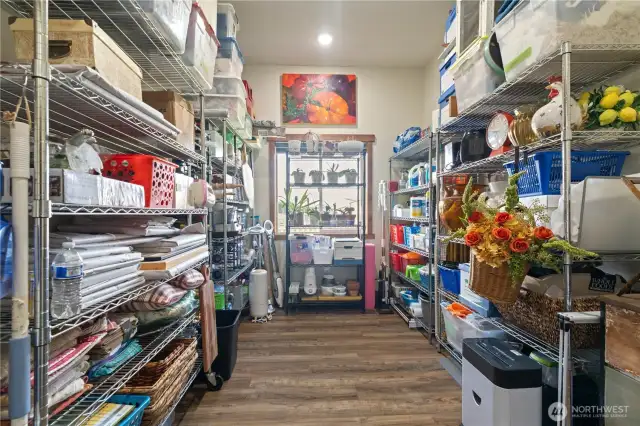 Downstairs Storage Area- Lots of uses for this room
