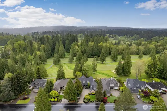 Views through 2 fairways. No opposing homes in view.