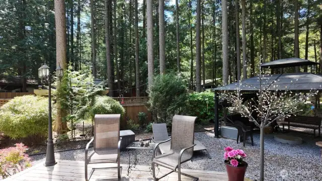 Multiple seating areas