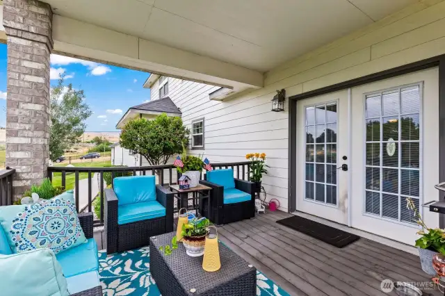 Back covered patio