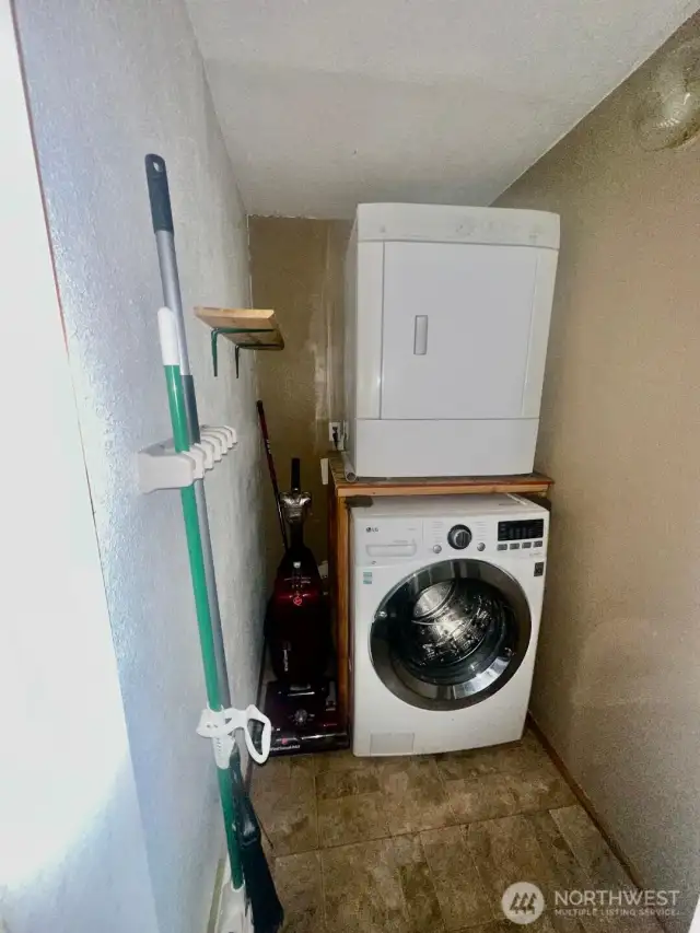 Laundry Closet off Kitchen