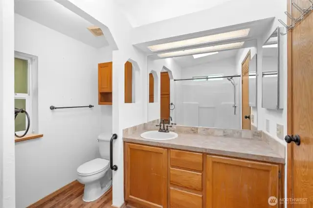 Primary 3/4 bath.
