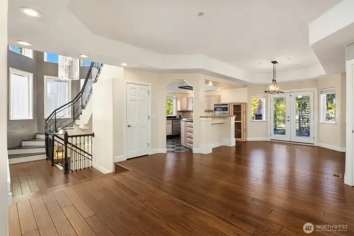 Main floor, facing stairwell.