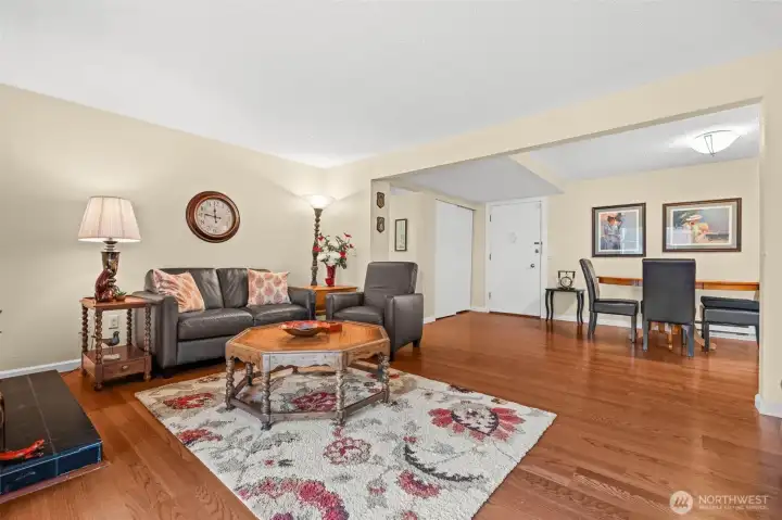 Spacious and inviting Living Room and Dinning Room