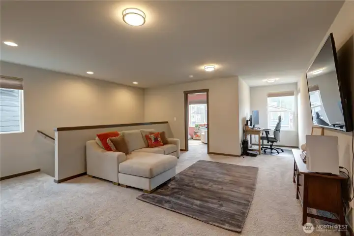 ANOTHER VIEW OF UPSTAIRS BONUS ROOM