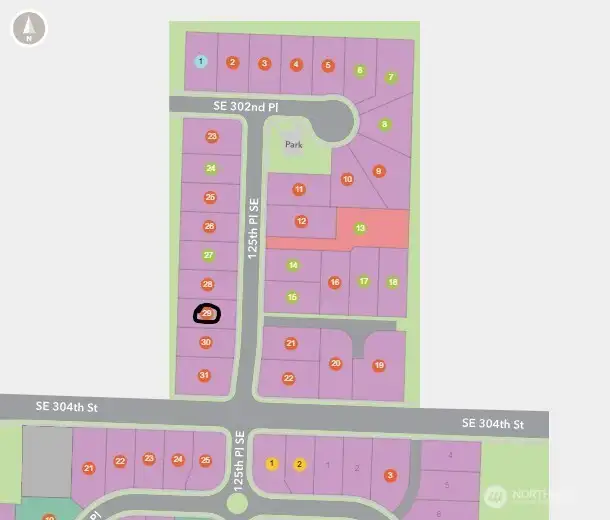 The Willows community map