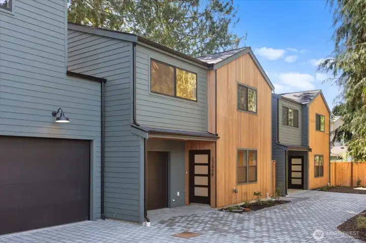 View from driveway looking southeast