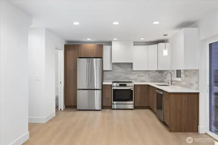 half bath is to the left in this vewi