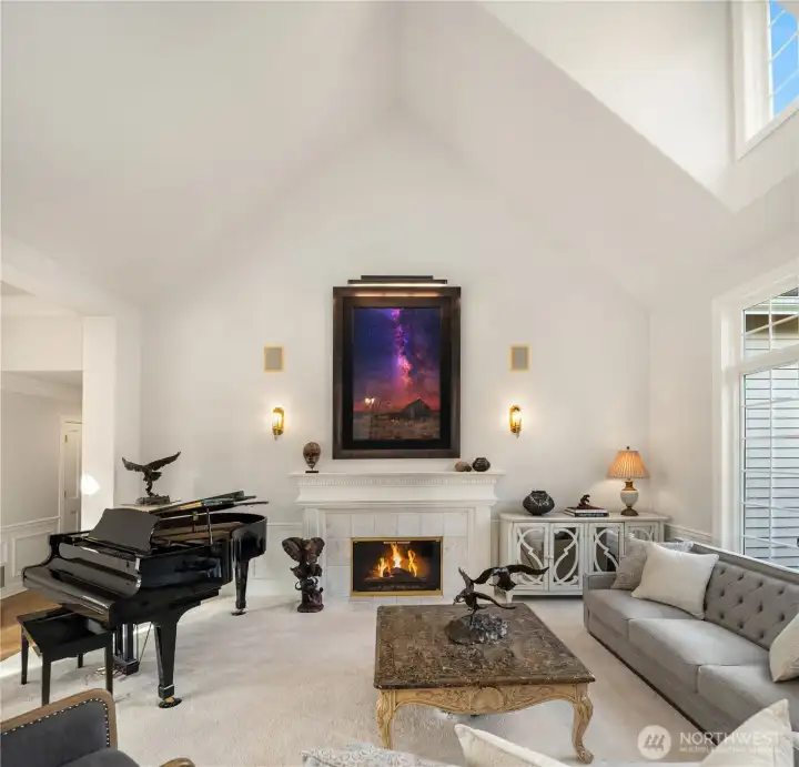 Soaring vaulted ceilings and open-concept living spaces welcome you upon entry.