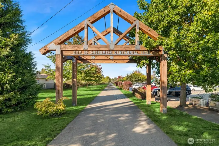 Perhaps lace up for a jog or hop on the Centennial Trail for a scenic, miles-long bike ride.