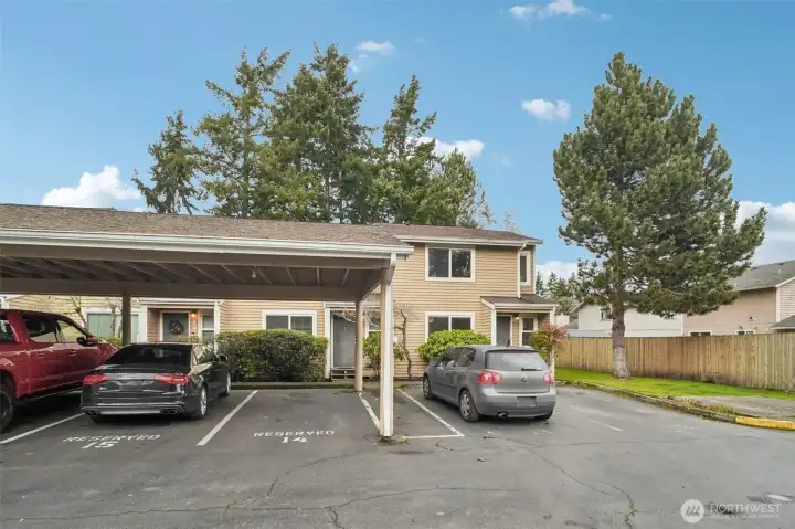 Not one but TWO parking spaces #13 & #14!!!