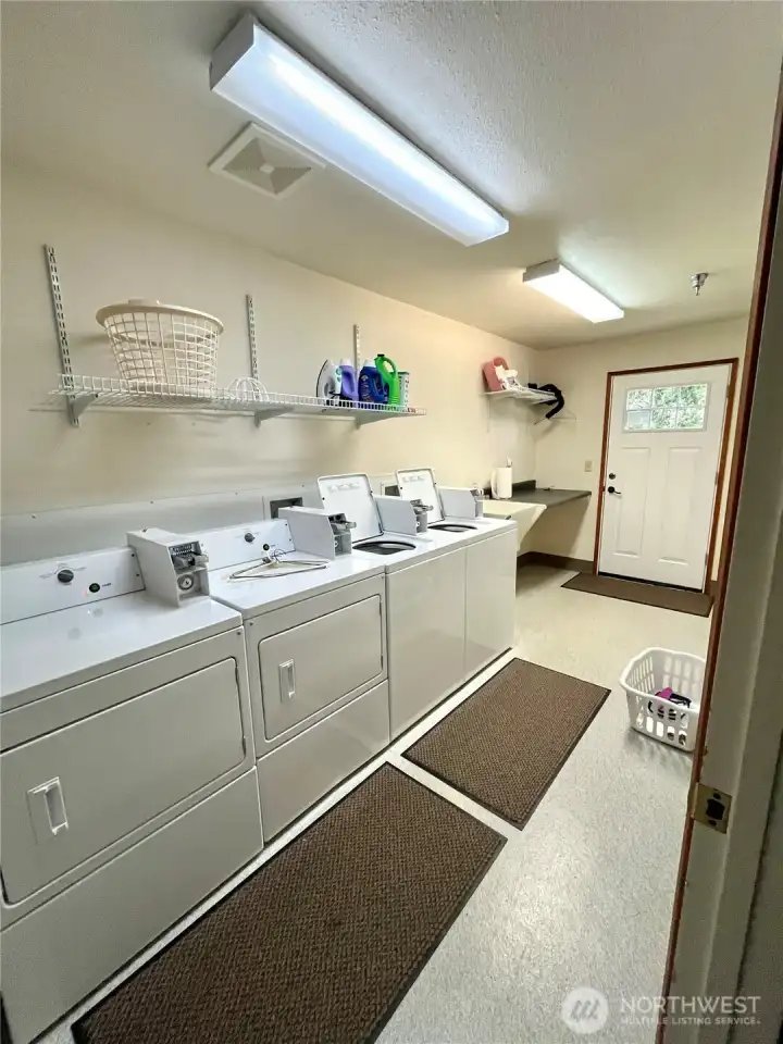 Clubhouse laundry