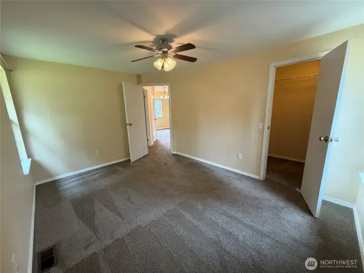 Primary Bedroom with Large closet