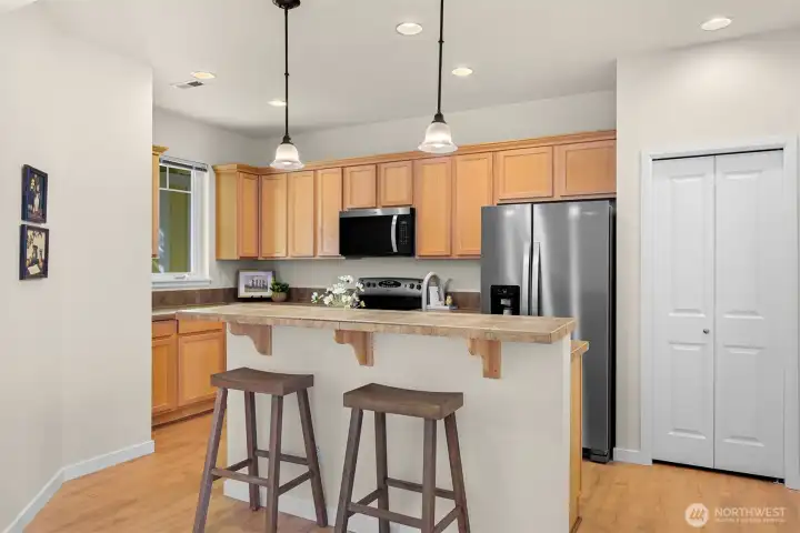 Kitchen with eating space