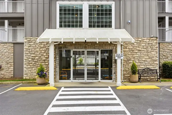 Secure entrance, elevator, and secure parking (3 parking stalls).