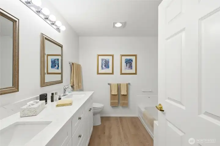 Primary bathroom.