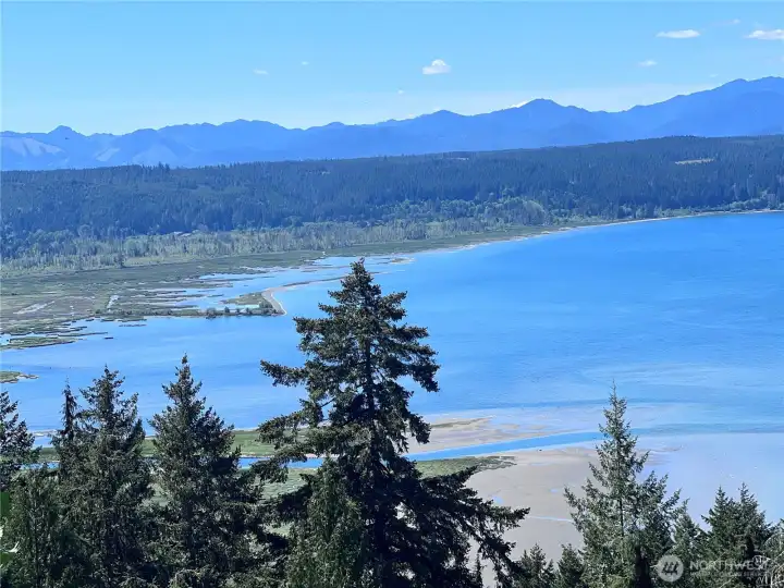 Anna's Bay & the Skokomish Delta, taken by my cell on 5/11/26
