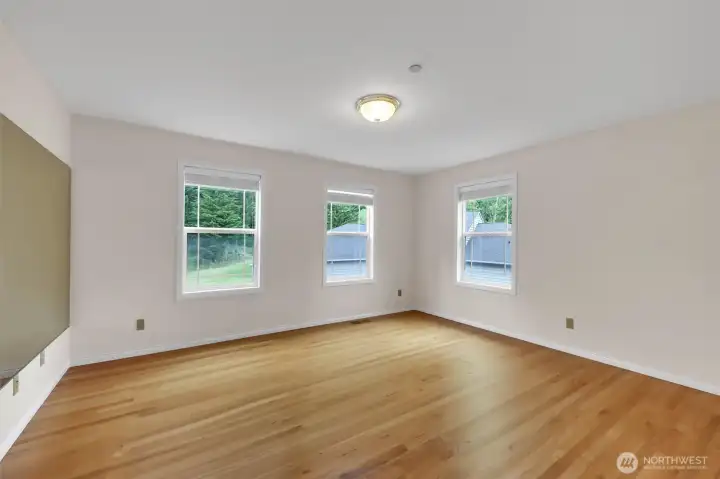 Large bedroom upstairs.
