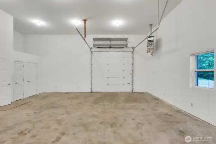 12' high door back of shop.